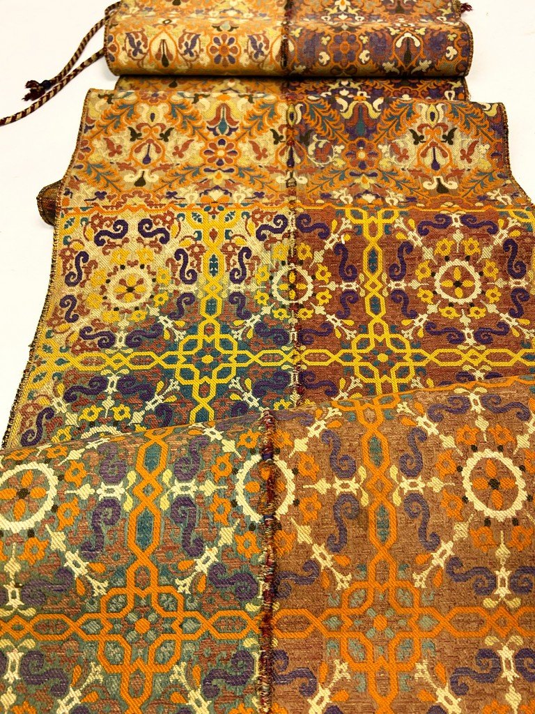 Rare Fez Belt Complete With Four Ikat Patterns - 19th Century Morocco-photo-8