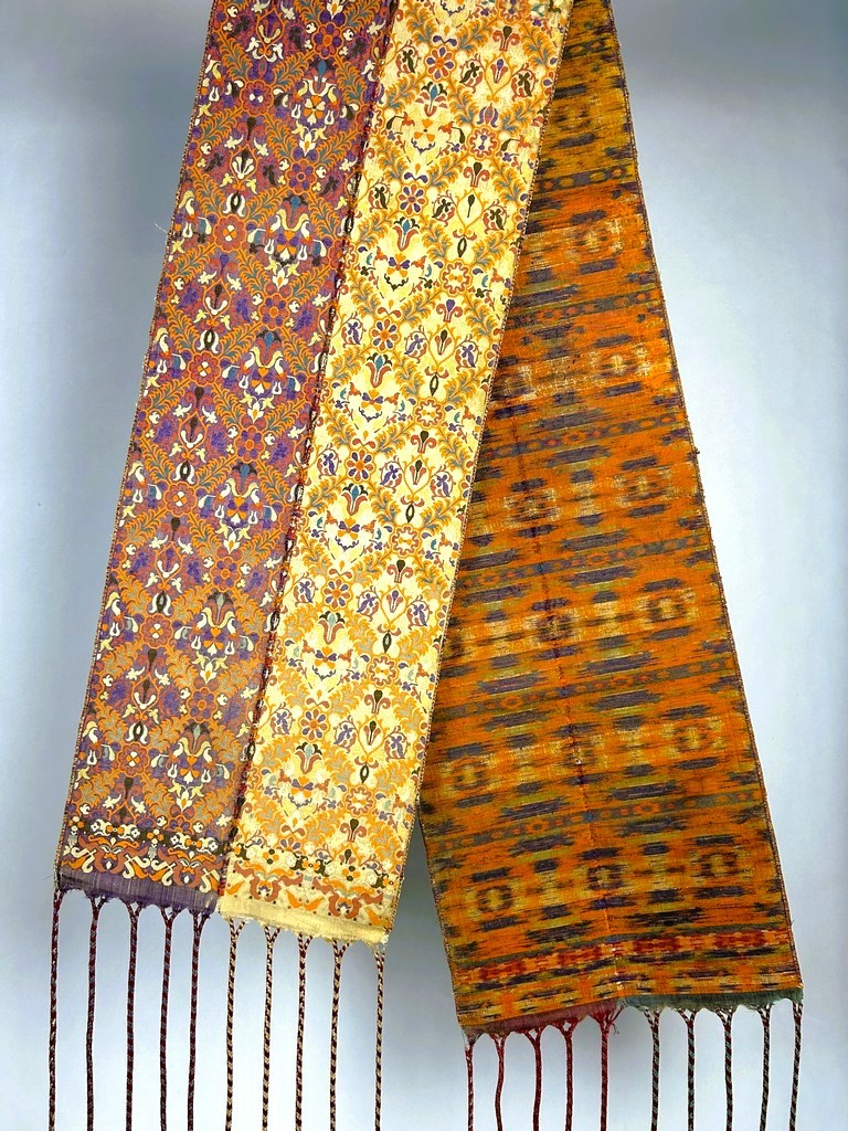 Rare Fez Belt Complete With Four Ikat Patterns - 19th Century Morocco