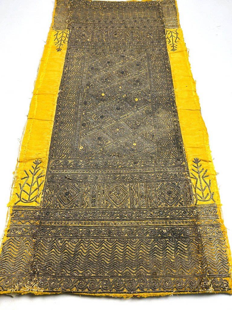 Embroidered Trim With Silver Blades, Sequins And Cannetilles - Ottoman Empire 19th Century-photo-2