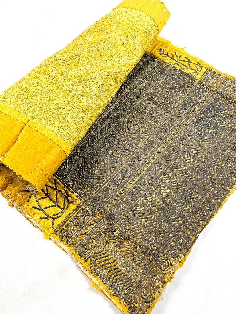 Embroidered Trim With Silver Blades, Sequins And Cannetilles - Ottoman Empire 19th Century-photo-3