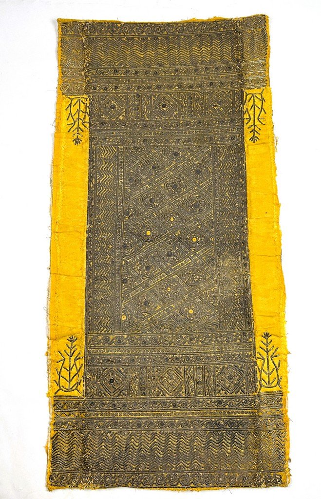 Embroidered Trim With Silver Blades, Sequins And Cannetilles - Ottoman Empire 19th Century-photo-4