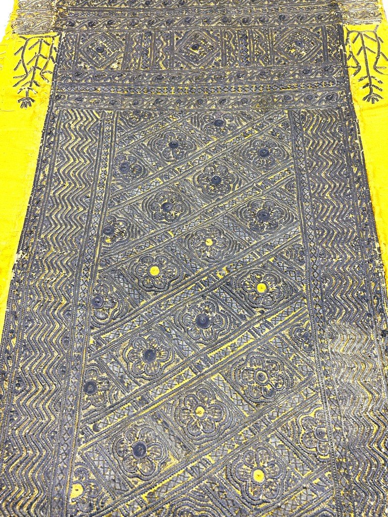 Embroidered Trim With Silver Blades, Sequins And Cannetilles - Ottoman Empire 19th Century-photo-2
