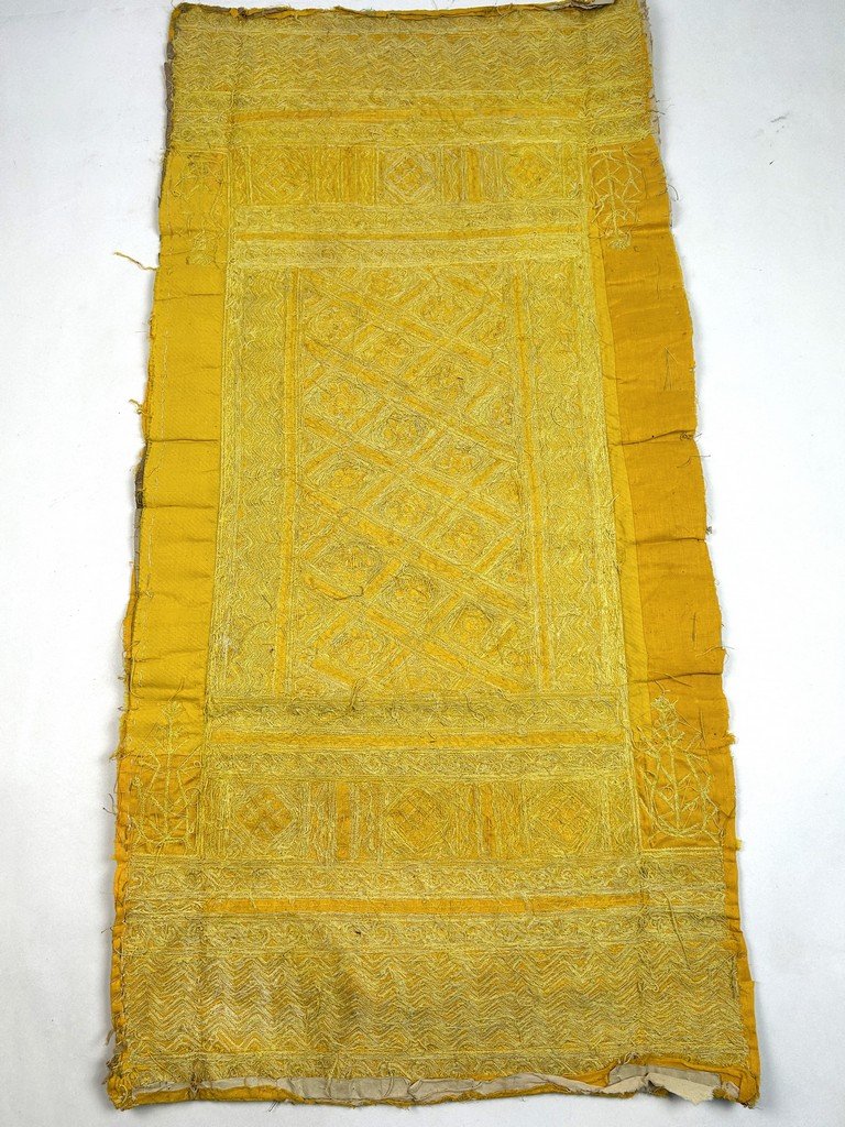 Embroidered Trim With Silver Blades, Sequins And Cannetilles - Ottoman Empire 19th Century-photo-7