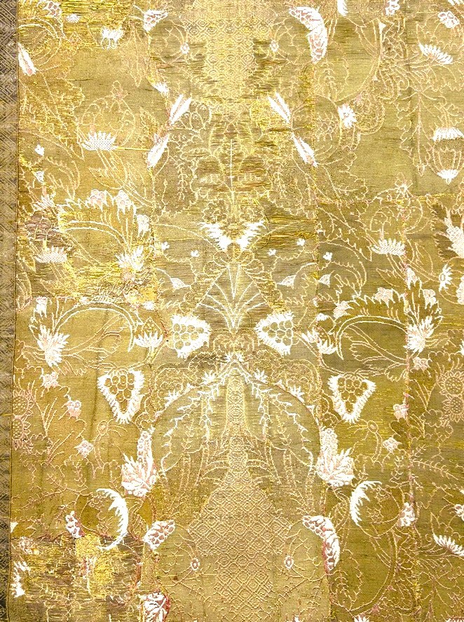 A Large Gold Brocade Panel - Louis XIV Period Circa 1700