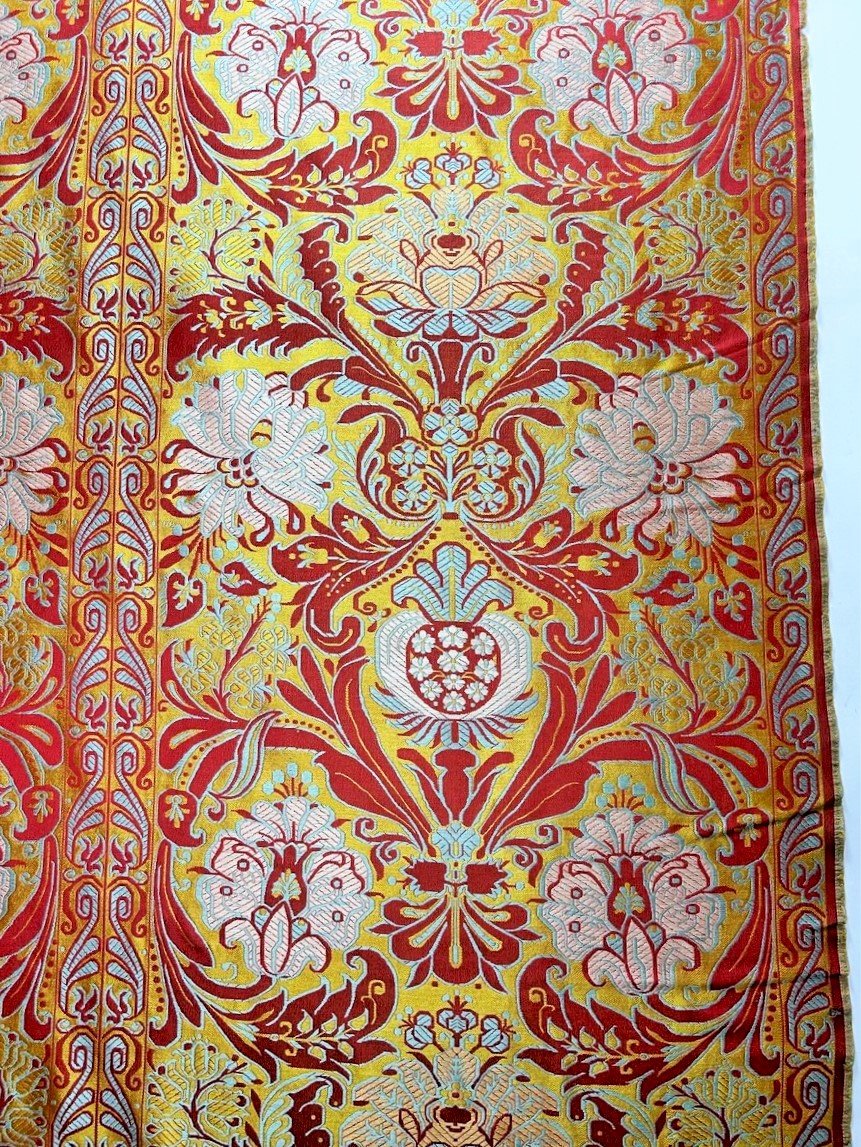 Brocatelle style Louis XIV en grand métrage - Manufacture Prelle Lyon XXe siècle-photo-4