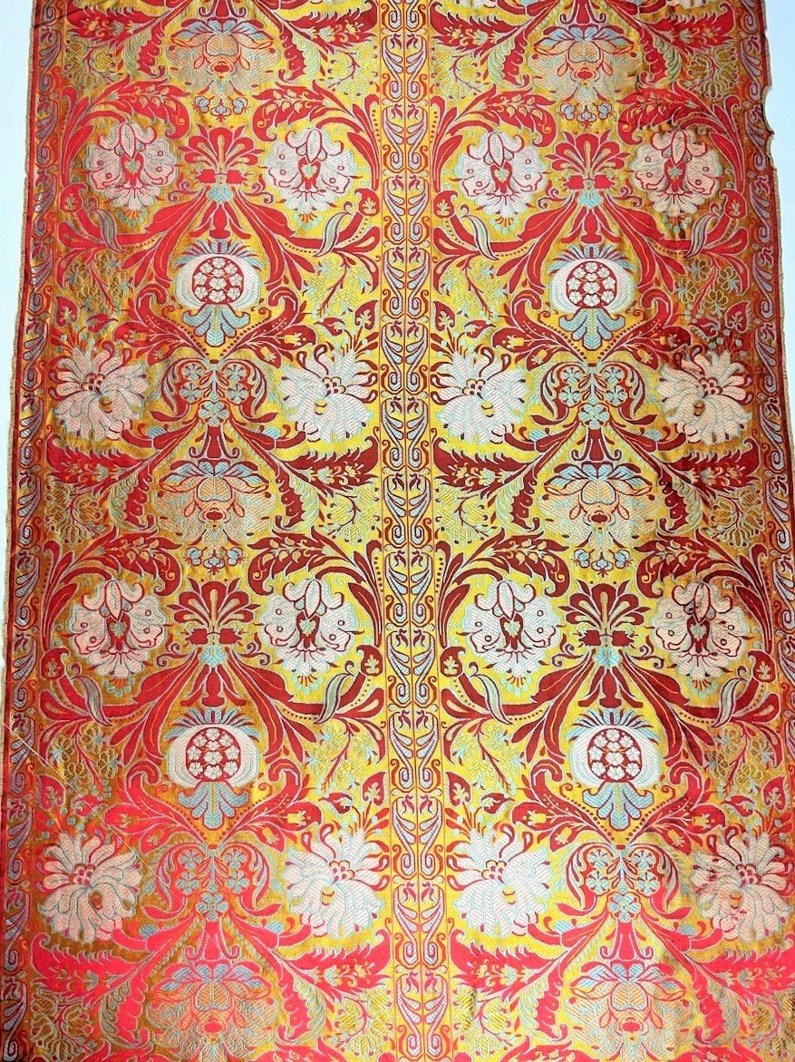 Brocatelle style Louis XIV en grand métrage - Manufacture Prelle Lyon XXe siècle