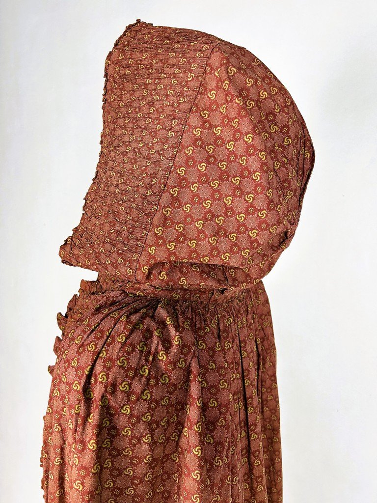 Hooded Cape In Indian Style Or Polish-style Wrap - Provence, Circa 1800–1820-photo-2