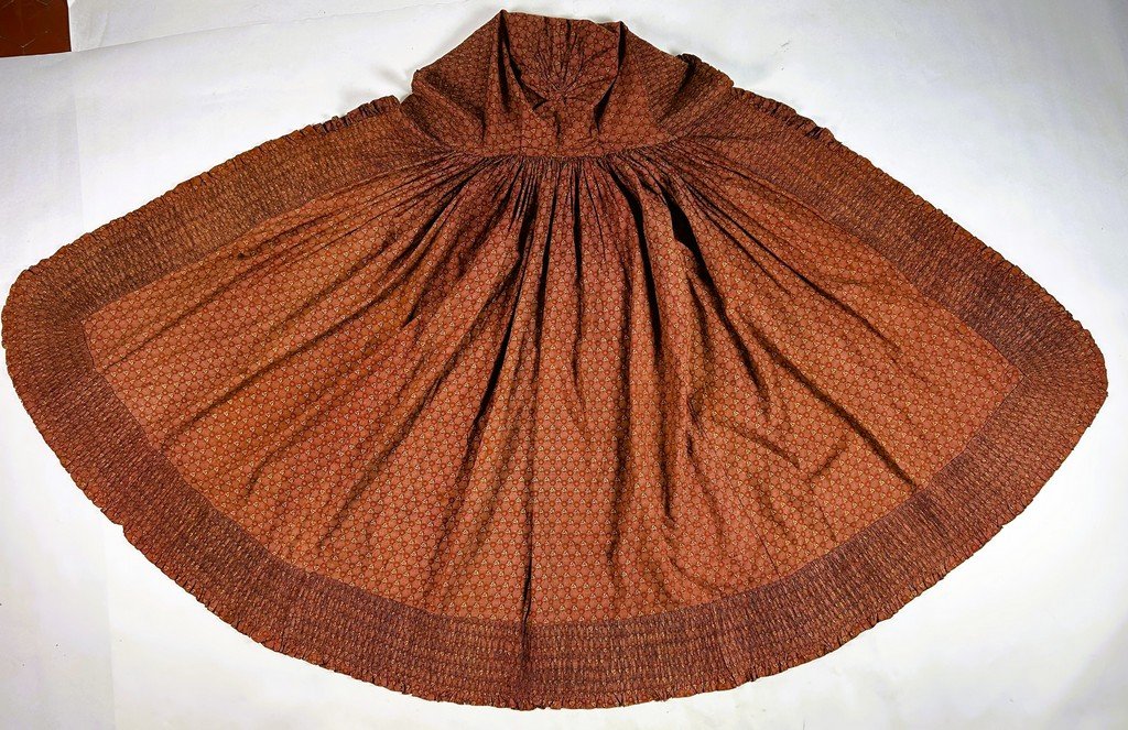 Hooded Cape In Indian Style Or Polish-style Wrap - Provence, Circa 1800–1820-photo-3