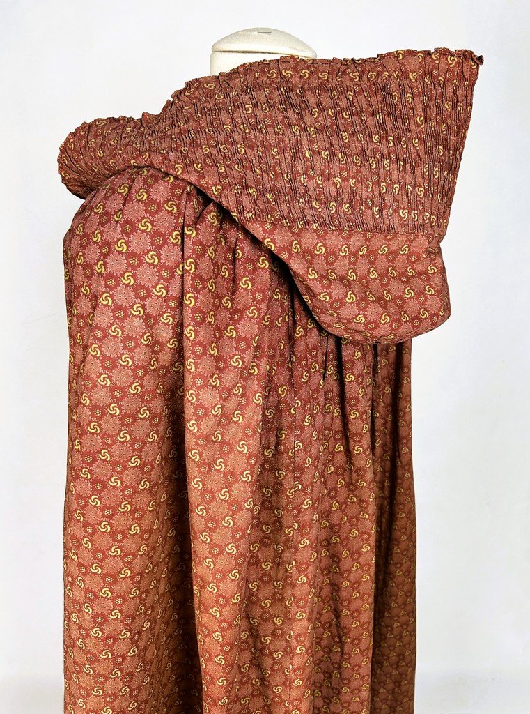 Hooded Cape In Indian Style Or Polish-style Wrap - Provence, Circa 1800–1820-photo-4