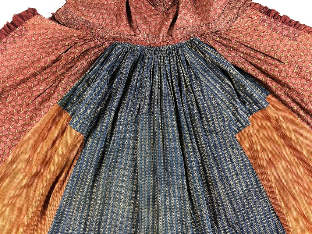 Hooded Cape In Indian Style Or Polish-style Wrap - Provence, Circa 1800–1820-photo-8