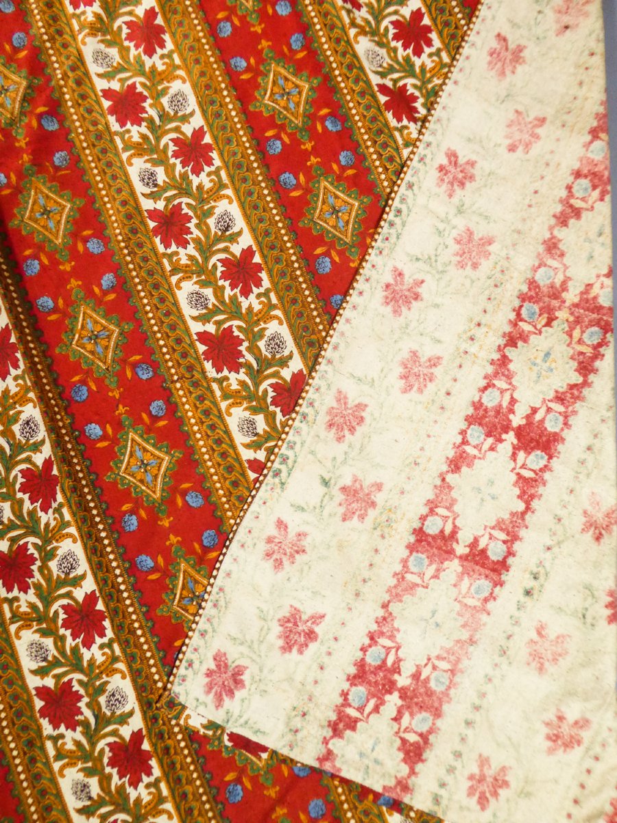 Printed Bourette De Soie Curtain – Napoleon III Period-photo-5