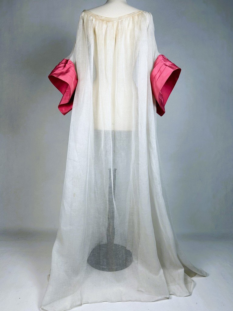 Ceremonial Cape With Pagoda Sleeves By Maggy Rouff - Paris, Circa 1950-photo-5