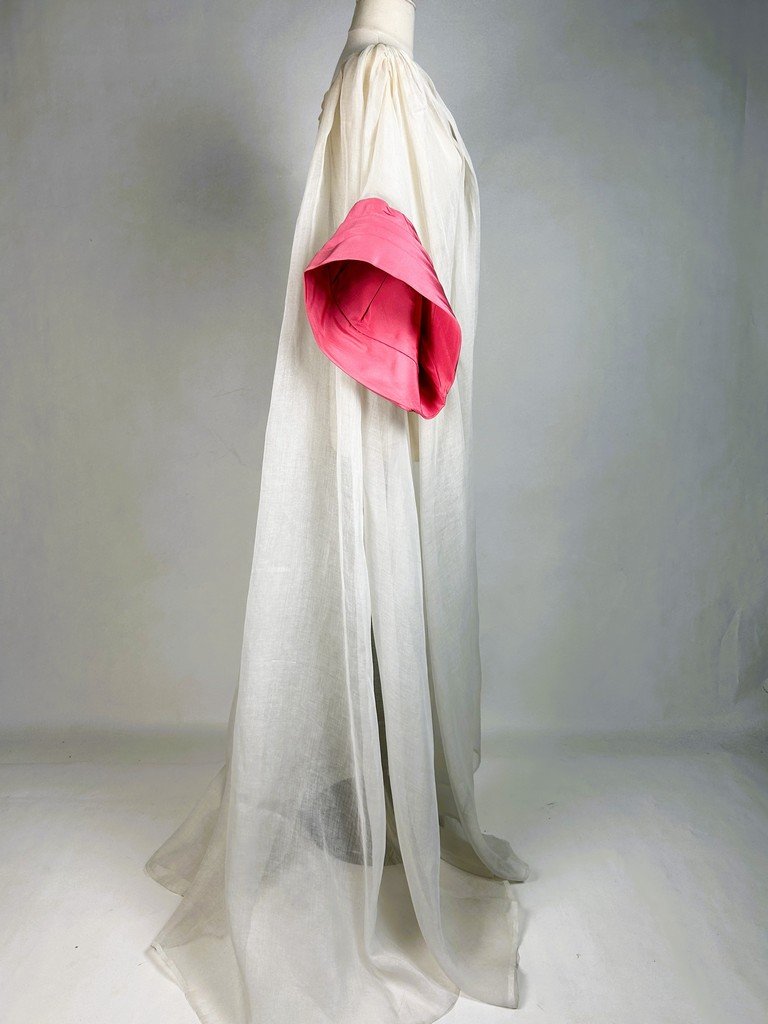 Ceremonial Cape With Pagoda Sleeves By Maggy Rouff - Paris, Circa 1950-photo-6