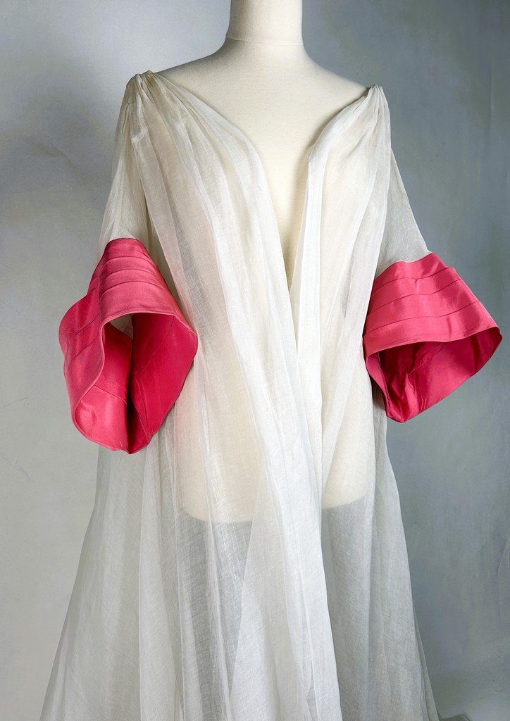Ceremonial Cape With Pagoda Sleeves By Maggy Rouff - Paris, Circa 1950