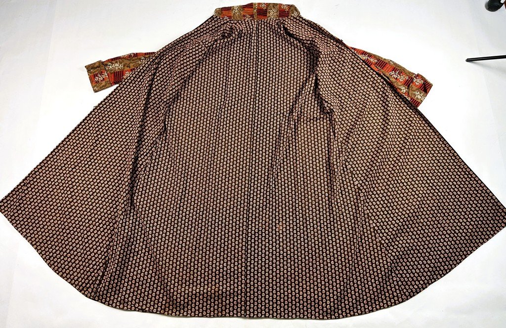 Un Banyan ou robe de chambre en indienne française Circa 1850-photo-5
