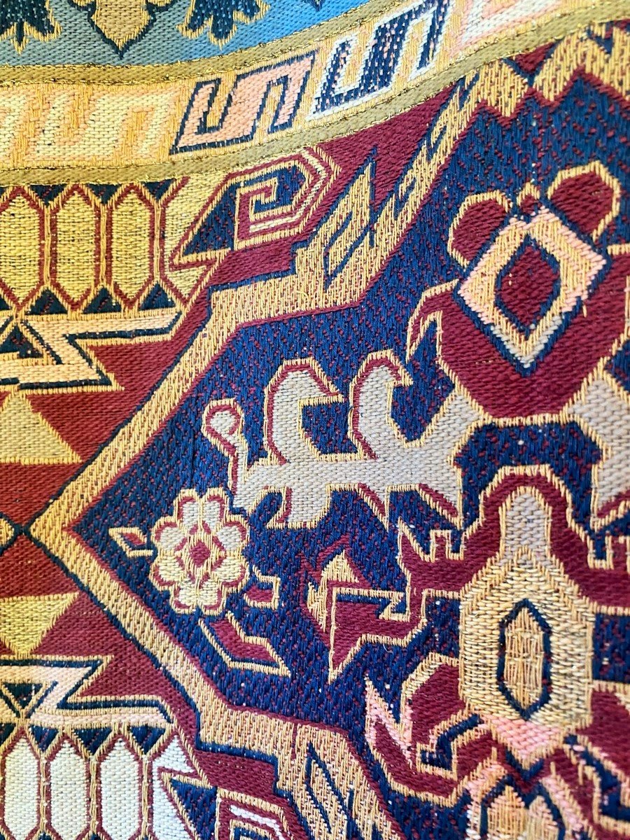Curtain Or Door Panel In The Style Of The Ballets Russes, Jacquard-woven From Cotton—france, C. 1910-photo-8