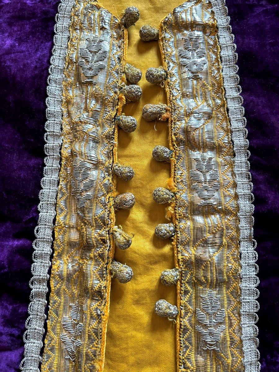 Gilet En Velours Brodé - Tunisie Circa 1920-photo-3