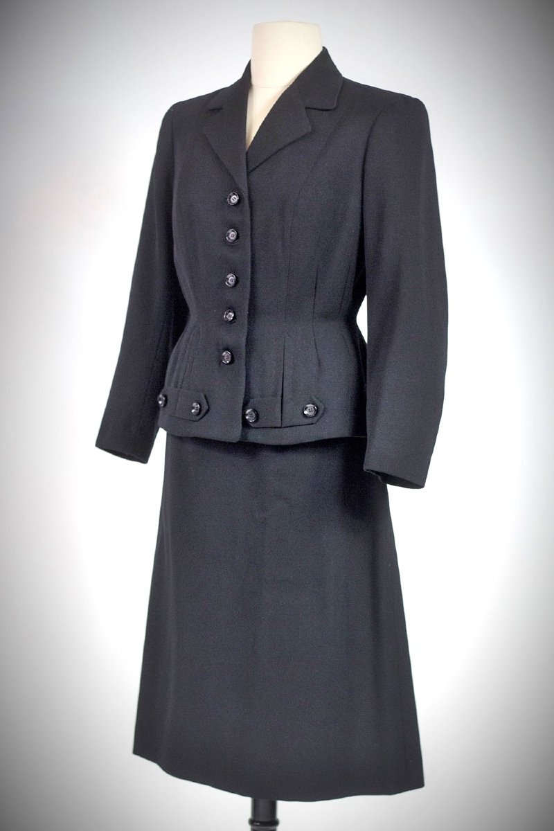 Bar Franck & Fils Suit In The Style Of Christian Dior - Paris, Circa 1945–1950-photo-3