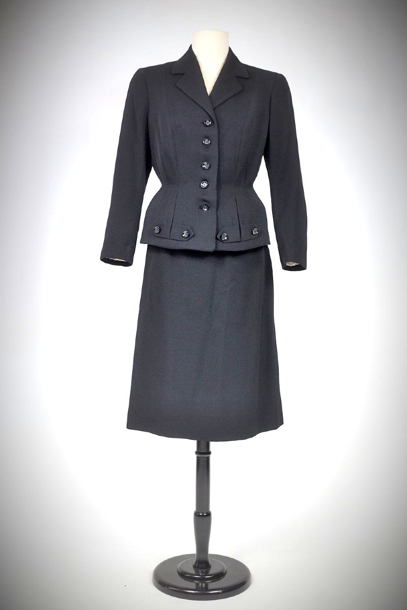 Bar Franck & Fils Suit In The Style Of Christian Dior - Paris, Circa 1945–1950-photo-7