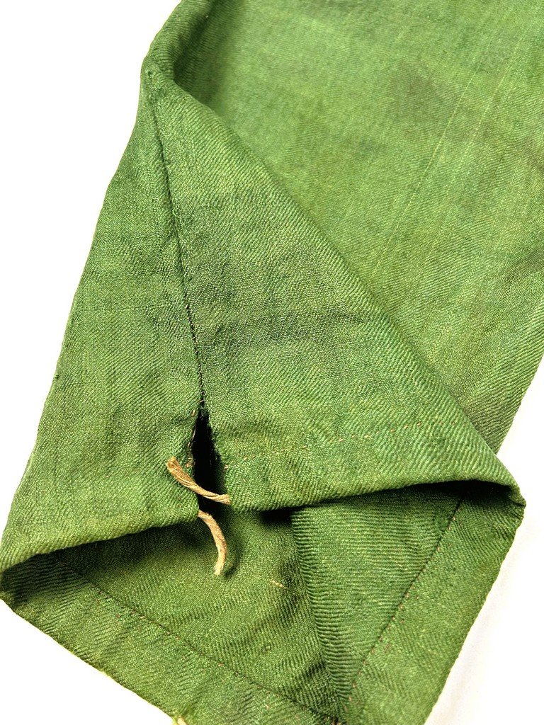 Trousers From An “incroyable” Outfit, Made Of Green-and-yellow Wool Twill—france, Circa 1795–1805-photo-7
