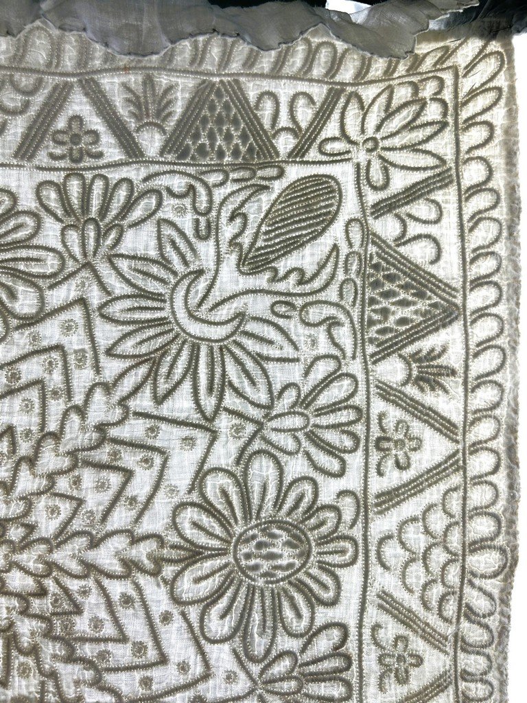 Marseille-style Quilt - Petassoun With Ruffles - Provence, Late 18th Century-photo-7
