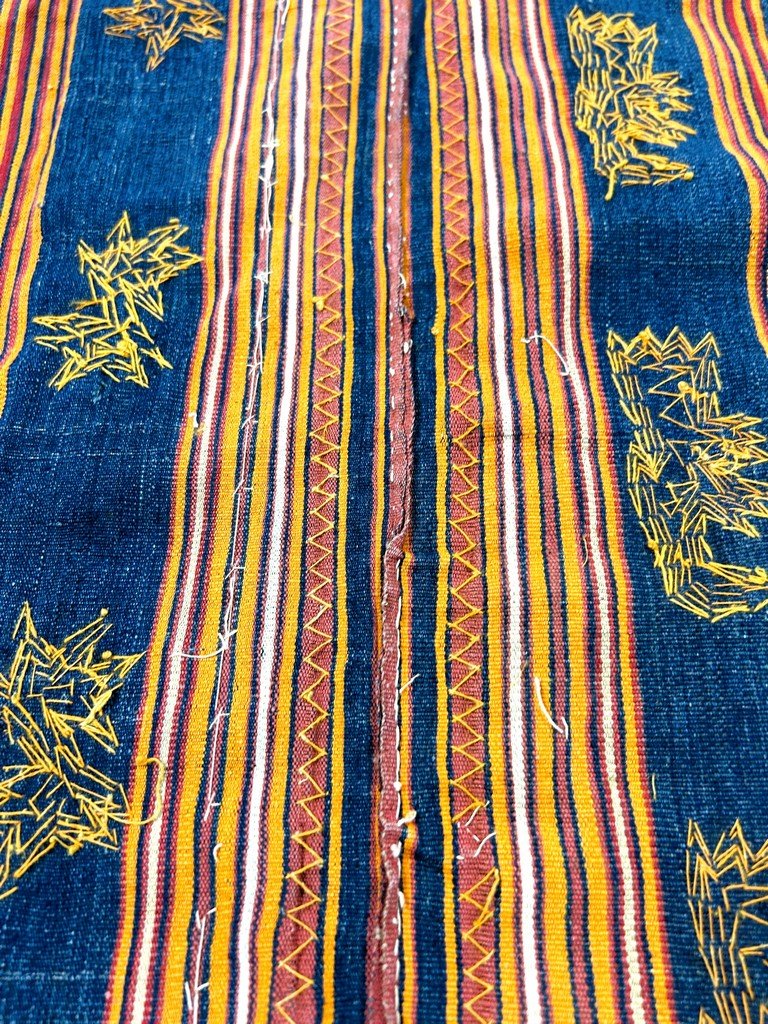 Lampong Skirt Made Of Cotton Embroidered With Gold Thread—sumatra, Indonesia, Late 19th Century-photo-8