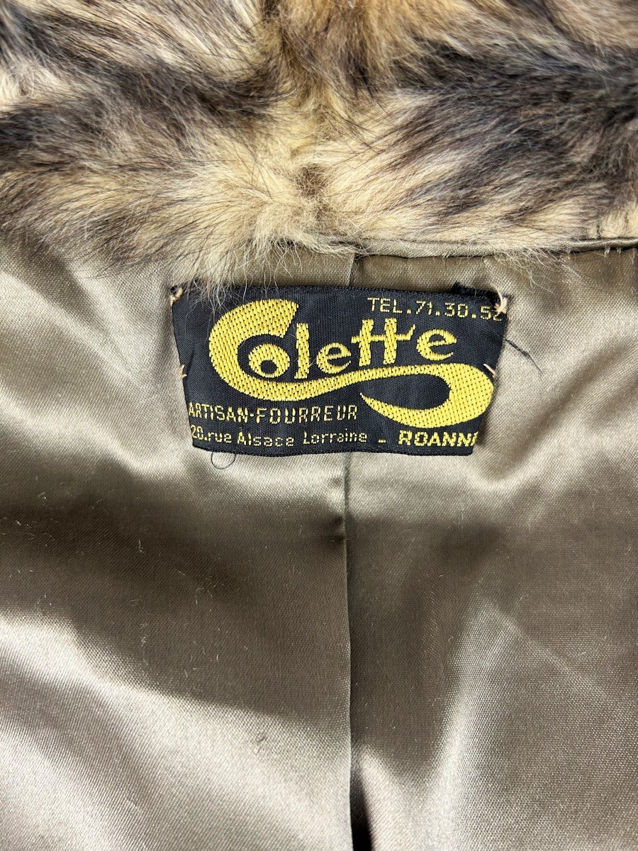 Un manteau en loup- Années 70-80-photo-3