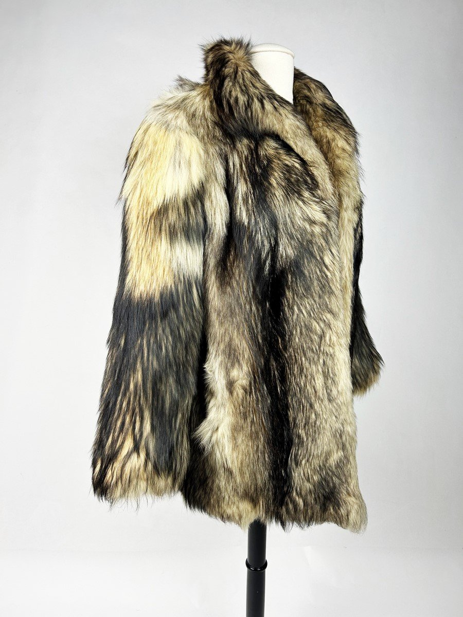 Un manteau en loup- Années 70-80-photo-4