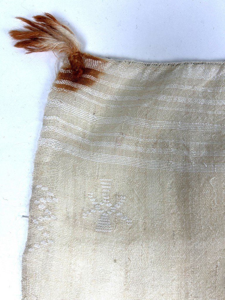 A Mouchtiya, A Berber Headscarf Dyed With Henna—tunisia, 20th Century-photo-5