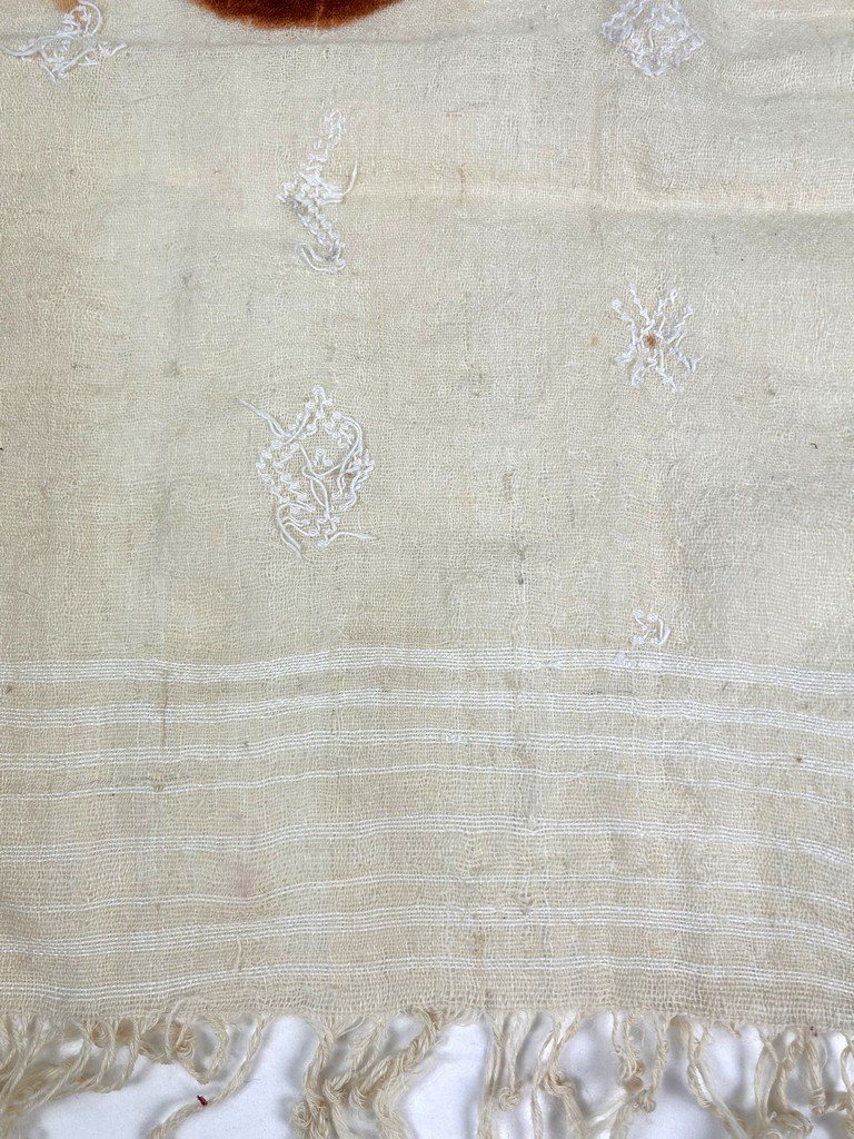 A Mouchtiya, A Berber Headscarf Dyed With Henna—tunisia, 20th Century-photo-7