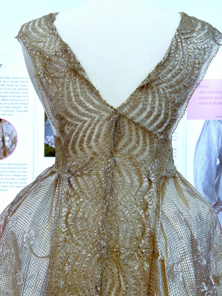 Robe de Style en lamé argent dans le goût de Boué Soeurs – France période Art Déco Circa 1925-photo-6