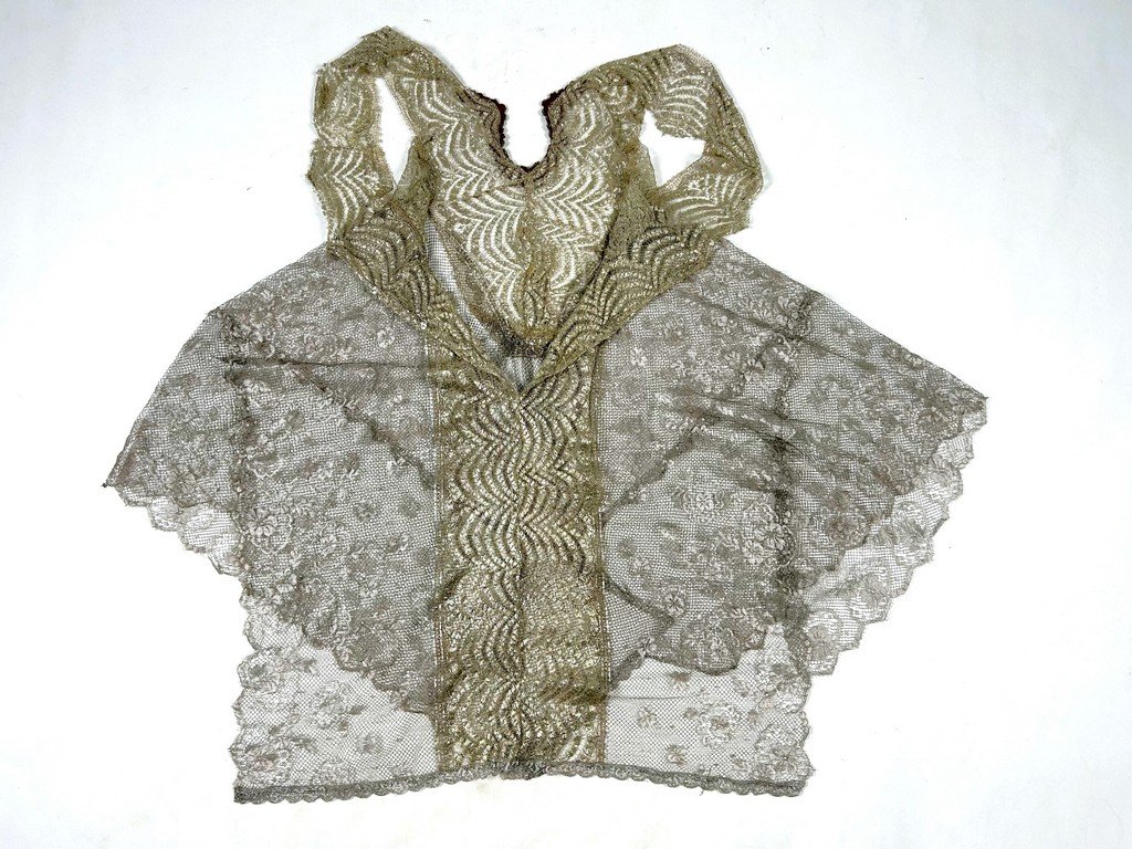 Robe de Style en lamé argent dans le goût de Boué Soeurs – France période Art Déco Circa 1925-photo-8