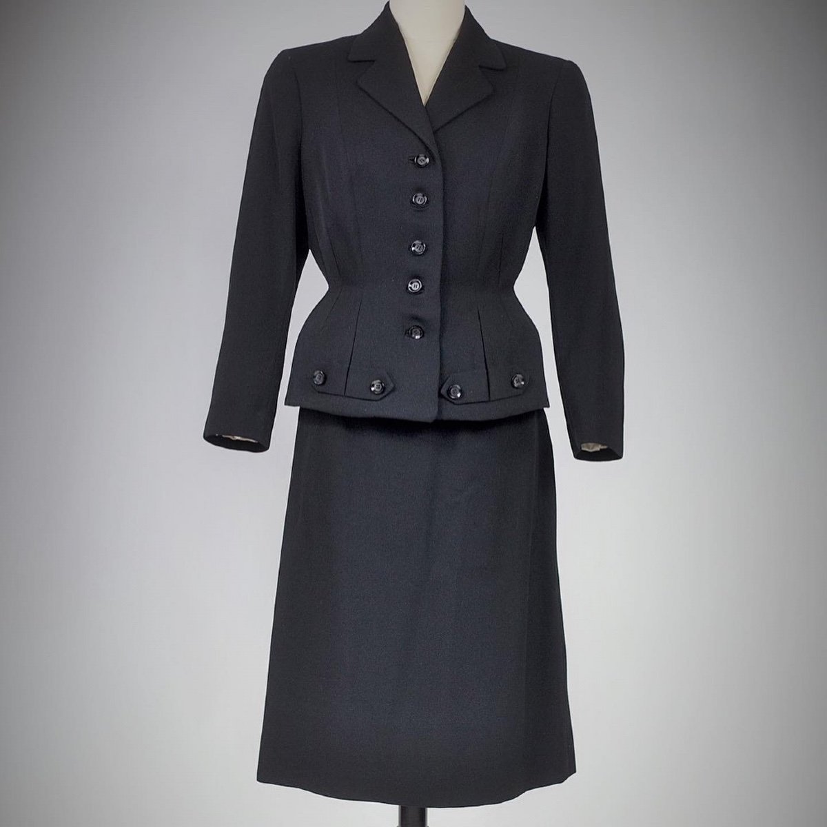 Tailleur Jupe Et Veste Bar Franck & Fils- Paris Circa 1945/1950