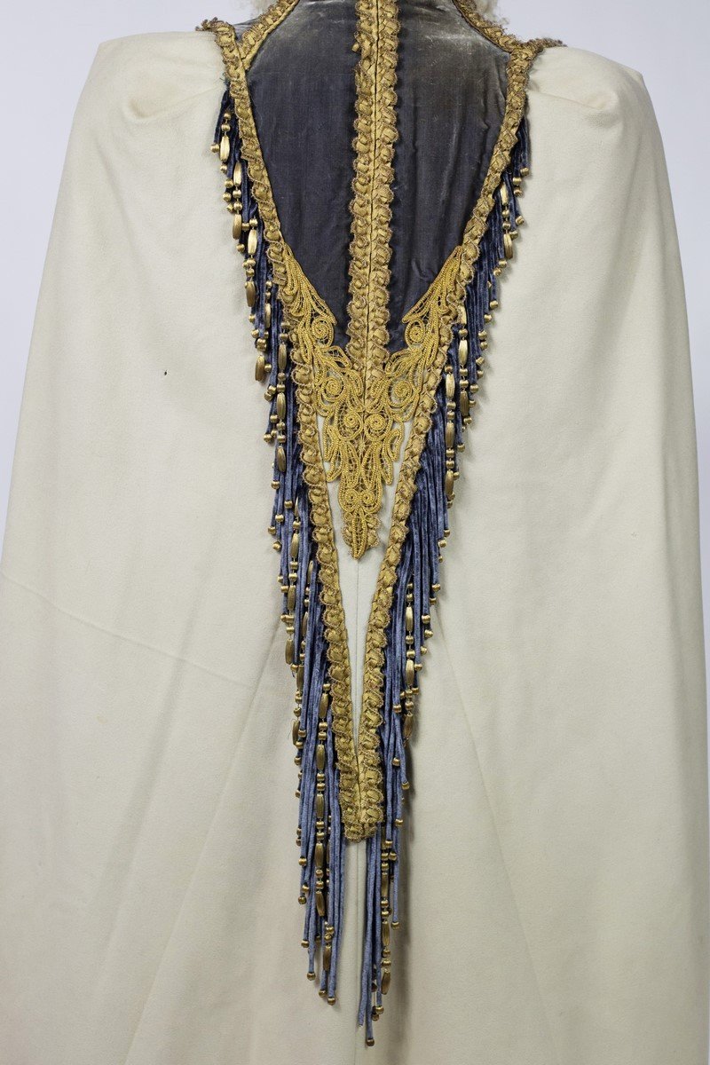 Evening Pelisse Scratched Emile Pingat Haute Couture In Lamb From Mongolia - France Circa 1895-photo-7