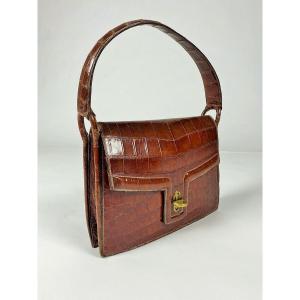 Rare Hermès Regain Handbag - France Circa 1945-1950