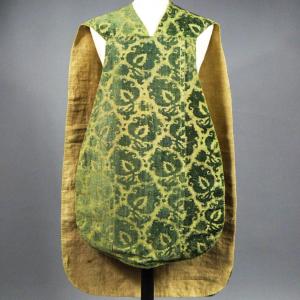 Rare Chasuble Complète En Velours Coupé Ciselé - Italie Fin XVIème Siècle