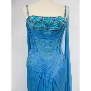 Carven Haute Couture Evening Dress Numbered 11150 Circa 1960/1970