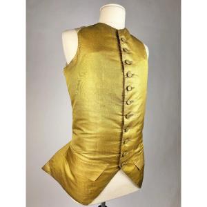 Gold Lamé Cloth Vest – France Louis XV Period Circa 1770