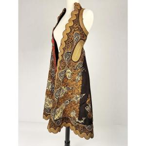 Pirpiri Coat In Embroidered Wool Felt - Greece Ottoman Empire 19th Century
