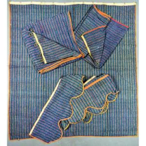 Rustic Bed Set In Tricolor Siamese Or Rouennerie - French Revolution