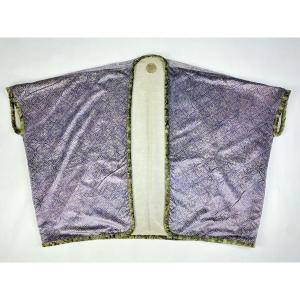 Kaftan Or Silver-print Velvet Jacket By Mariano Fortuny - Venice, Italy, Circa 1920-1930