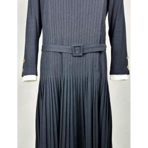 Chanel's Ford, Gabrielle Chanel's 'little Black Dress' In Black Wool Jersey, Circa 1970