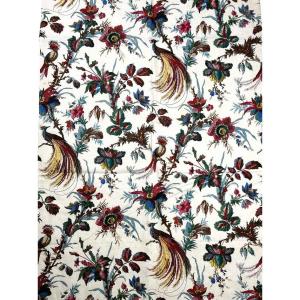 Chintz, Persian Or Indian Block-printed Fabrics - Oberkampf Factory (?) Circa 1820-1830