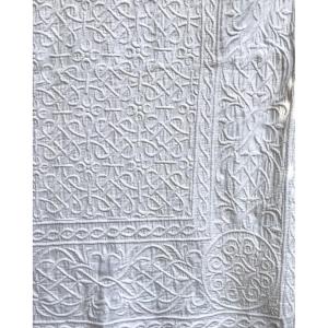 Trappunto Quilt - Naples, Sicily Or Ottoman Empire 18th Century