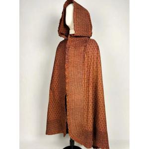 Cape à Capuchon en Indienne ou Enveloppe à la Polonaise - Provence Circa 1800-1820