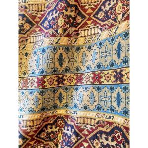 Rideau Ou Portière Dans Le Goût Des Ballets Russes tissé au Jacquard de coton- France C. 1910
