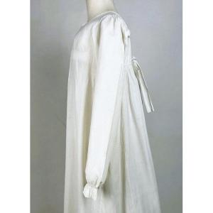 Robe de simplicité pour le jour en basin - France Circa 1795-1804