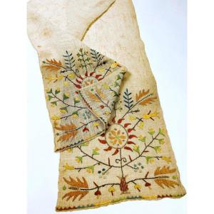 Un voile étole brodée orthodoxe - Grèce d'inspiration Ottomane - début XXe siècle