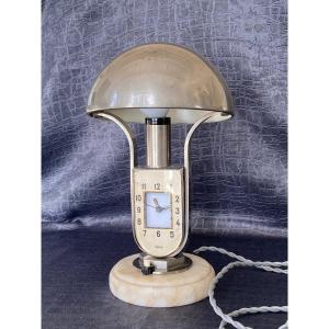 Decorative Art Desk Lamp In Marble And Metal