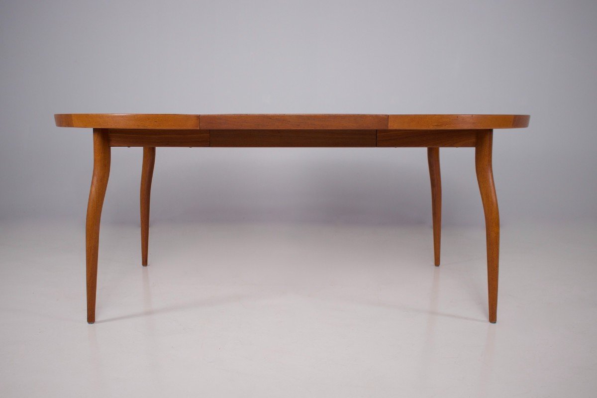 Finn Juhl: Extendable Round Table Lv-56.-photo-1